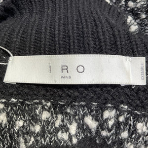 Iro Chunky Black Alpaco Sweater Size XXS