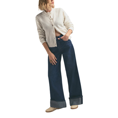 Favorite Daughter Cuffed Blue Masha Denim Jeans Size 26