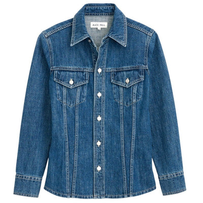Alex Mill Classic Blue Annabelle Denim Shirt Size M