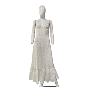 Dôen 'Melaine' White Cotton Dress Size XS