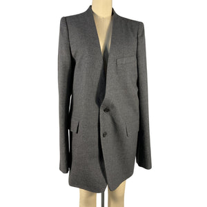 Ann Demeulemeester Oversized Gray Two-Button Blazer Size IT 44 / US 8