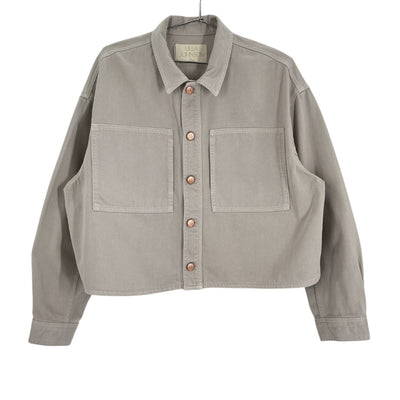 Ulla Johnson Boxy Gray Bobbi Jacket Size XL