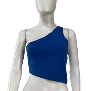 A.L.C. Asymmetric Blue Colby Top Size M
