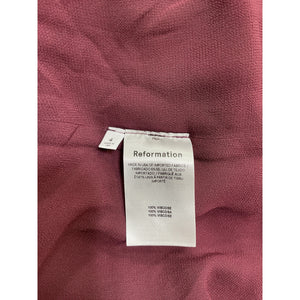Reformation 'Reeds' Purple Viscose Dress Size 4