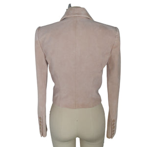 L'Agence Cropped Nude Inez Size 00 Blazer
