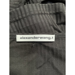 Alexander Wang 'Cami' Black Cotton Top Size L