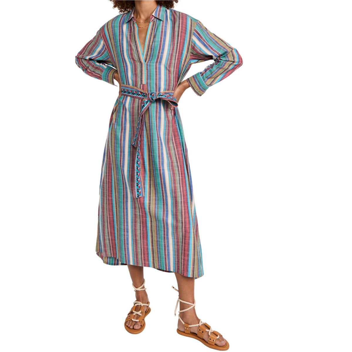 Xirena Striped Painted Sunset Hope Size XS Dress