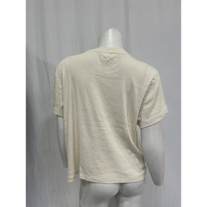 Re/Done '90S' White Cotton Baby Tee Size XXL
