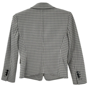 Theory Stretch Multicolor Houndstooth Blazer Size 2