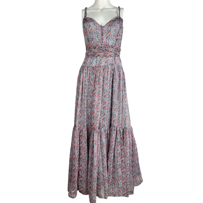 Astr The Label Floral Multicolor Eartha Maxi Dress Size XS