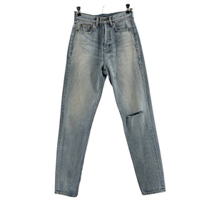 Saint Laurent Slim Blue Cotton Fit Denim Jean Size 24