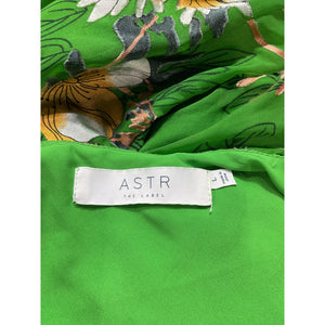 Astr The Label 'Gaia' Green Satin Dress Size L