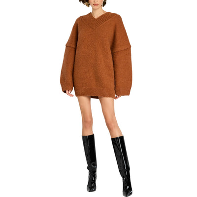 Retrofête Cozy Toffee Almada Sweater Dress Size XXS NWT