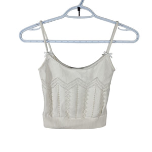 Helsa Knit Ivory Adam Tank Size XXS Top Camisole