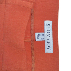 Shona Joy Tailored Orange Irena Mid Rise Trousers Size 6