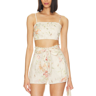 Loveshackfancy Floral Burnt Orange Emmalou Cami Size 8