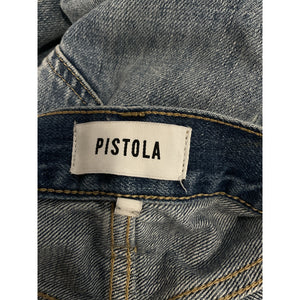 Pistola Distressed Rock Or Bust Presley Straight Denim Jeans Size 27