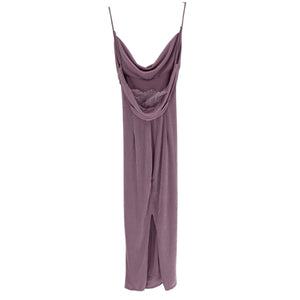 Katie May Ruched Lilac Bardot Dress Size XS