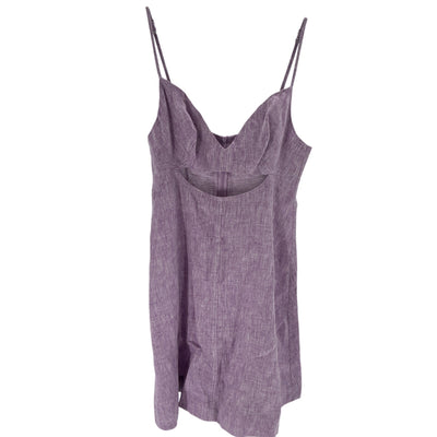 Matthew Bruch Chic Purple Kimmie Cutout Dress Size 2