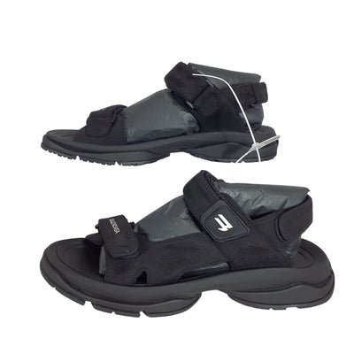 Balenciaga Chunky Tourist Black Sandal Footwear Size IT 47 / US 14 NWT