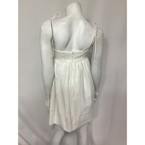 Lpa 'Daria' White Poplin Side Seam Pockets Dress Size XS - NWT