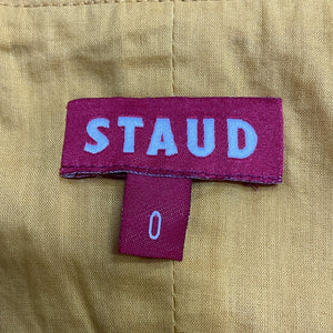 Staud Chic Yellow Kai Halter Top Size 0