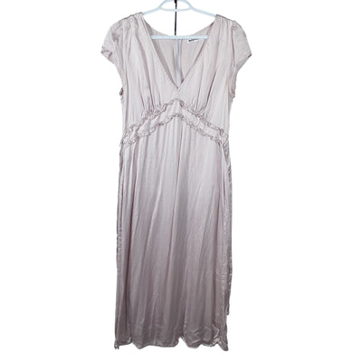 Reformation Silky Pink Kaye Size 12 Dress