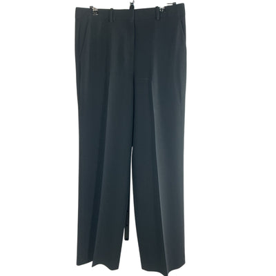 Theory Crepe Black Wide-Leg Pants Size 6