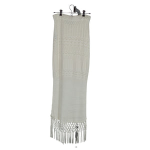 House Of Harlow 1960 Crochet Ivory Sandra Skirt Size L