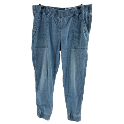 Hatch Relaxed Faded Indigo Easy Denim Jogger Pants Size 3