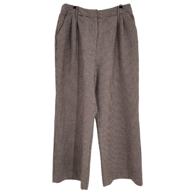 Favorite Daughter Tailored Multicolor Houndstooth Trousers Size 16