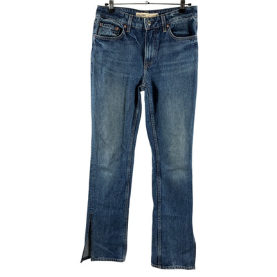 Grlfrnd Classic Blue Hailey Low Rise Slim Boot Denim Jeans Size 26