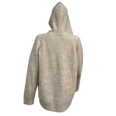 Hatch Textured Beige Cozy Waffle Hoodie Size 2