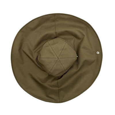 Ganni Oversized Green Summer Hat Size XS / S