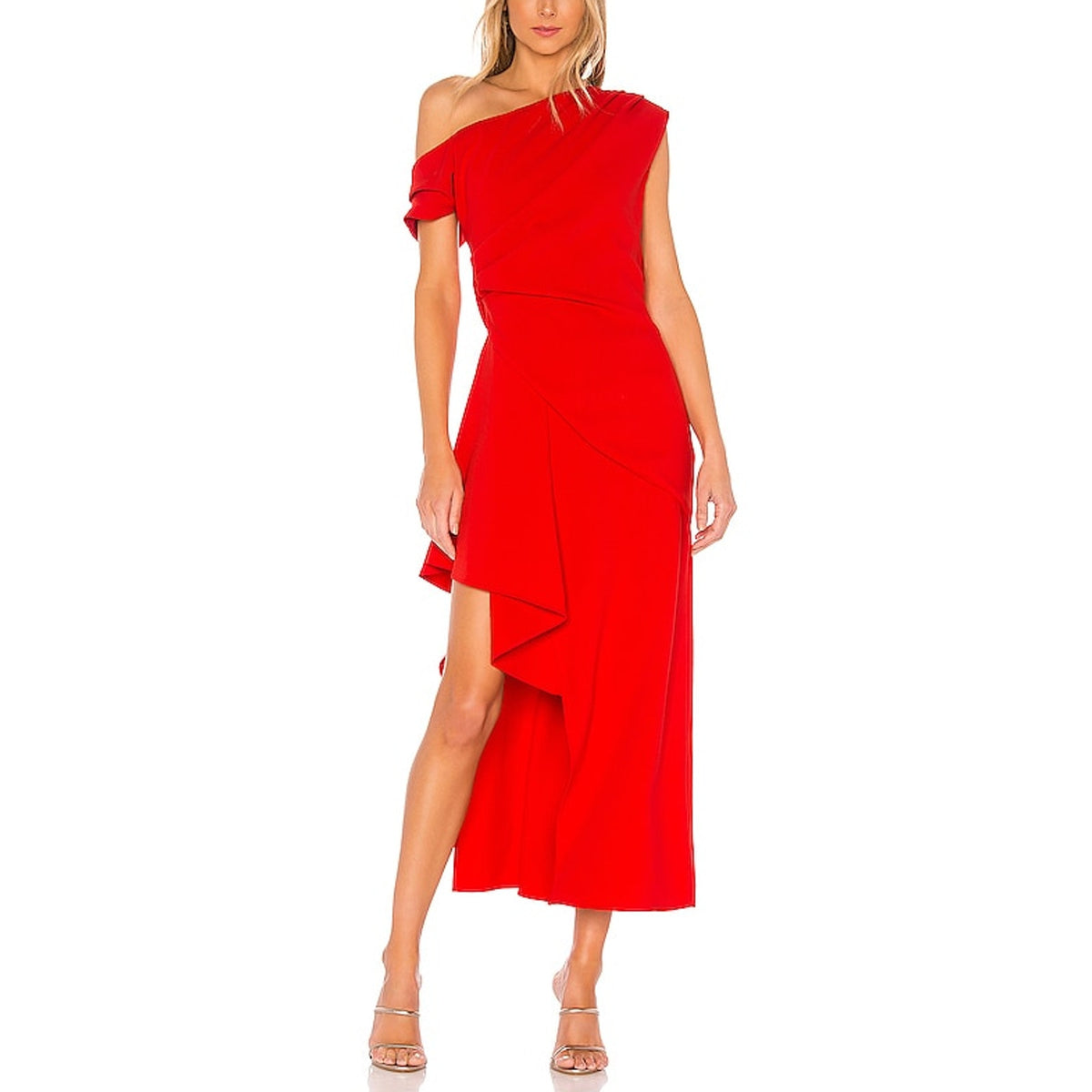 Elliatt Asymmetric Red Pallas Dress Size S