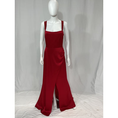 Reformation 'Isolene' Red Satin Dress Size 8