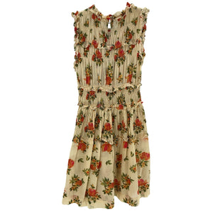 Dôen 'Martha' Beige Cotton Dress Size S