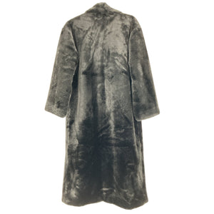 Reformation Plush Black Chloé Coat Size XS