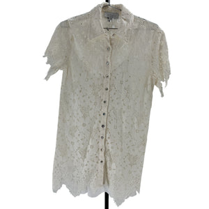 L'Academie Lace Ivory Rowe Mini Dress Size S