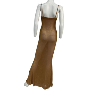 Retrofête Embellished Tannin Shilo Maxi Dress Size XXS