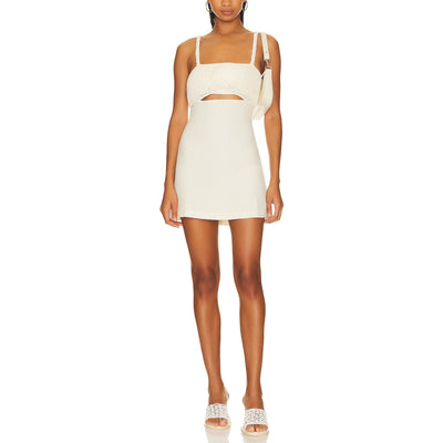 L'Academie Chic Cream Lea Mini Dress Size XXS