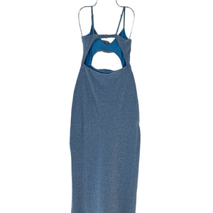 Baobab Shimmery Blue Atlas Size L Dress
