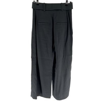 Veronica Beard Belted Black Rimini Trousers Size 0