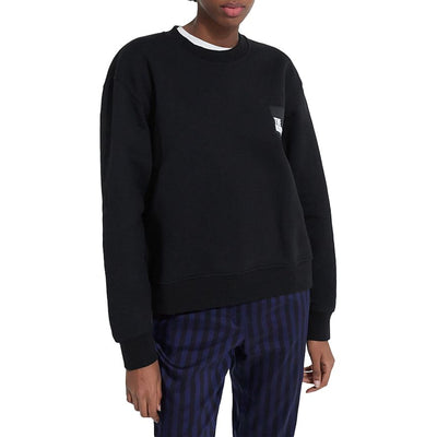 The Kooples Logo Black Sweatshirt Size 4