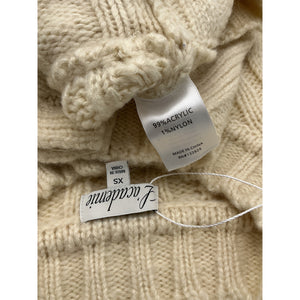 L'Academie Cozy Beige Eleni Cardigan Size XS