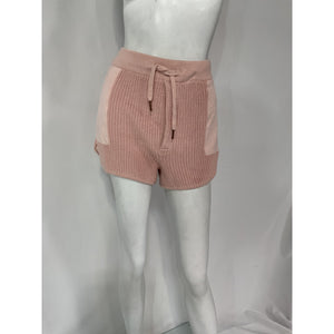 Ser.O.Ya 'Uma' Pink Velour Contrast Short Size L