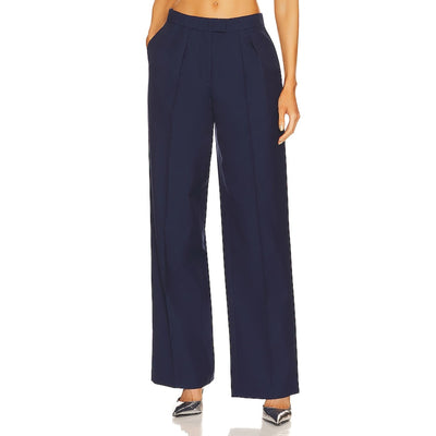 Aya Muse Tailored Navy Mirus Pants Size XS NWT
