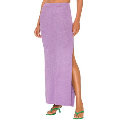 Dodo Bar Or Shimmery Light Purple Loren Skirt Size 40 IT / US 4