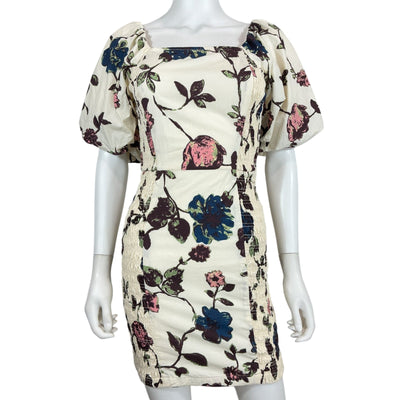 Cleobella Floral Multicolor Adair Mini Dress Size XS
