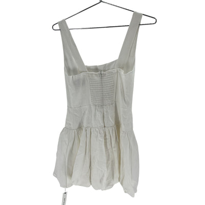 Reformation 'Delia' White Linen Dress Size 4